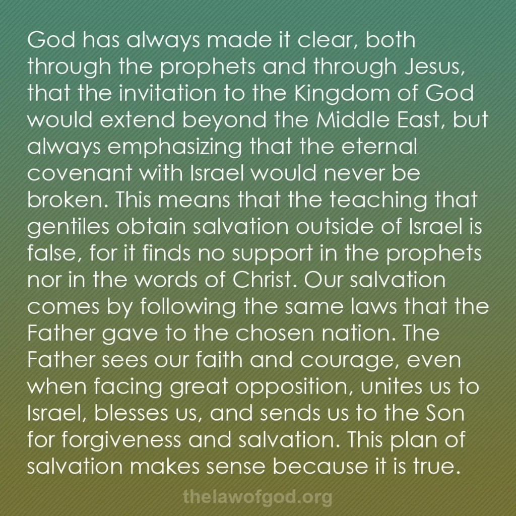 b0003 - Post about the Law of God: God has always made it clear, both through the prophets and...