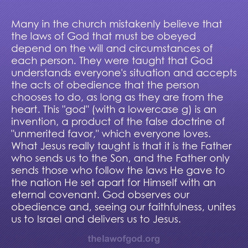 b0178 - Post about the Law of God: Many in the church mistakenly believe that the laws of God that...