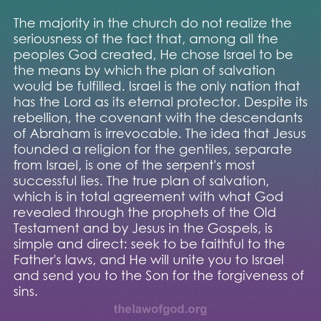 b0224 - Post about the Law of God: The majority in the church do not realize the seriousness of...