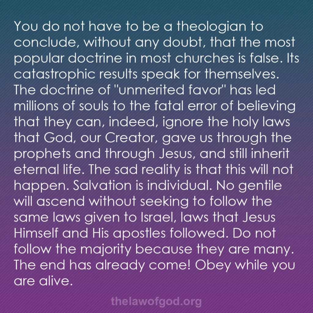 b0254 - Post about the Law of God: You do not have to be a theologian to conclude, without any...
