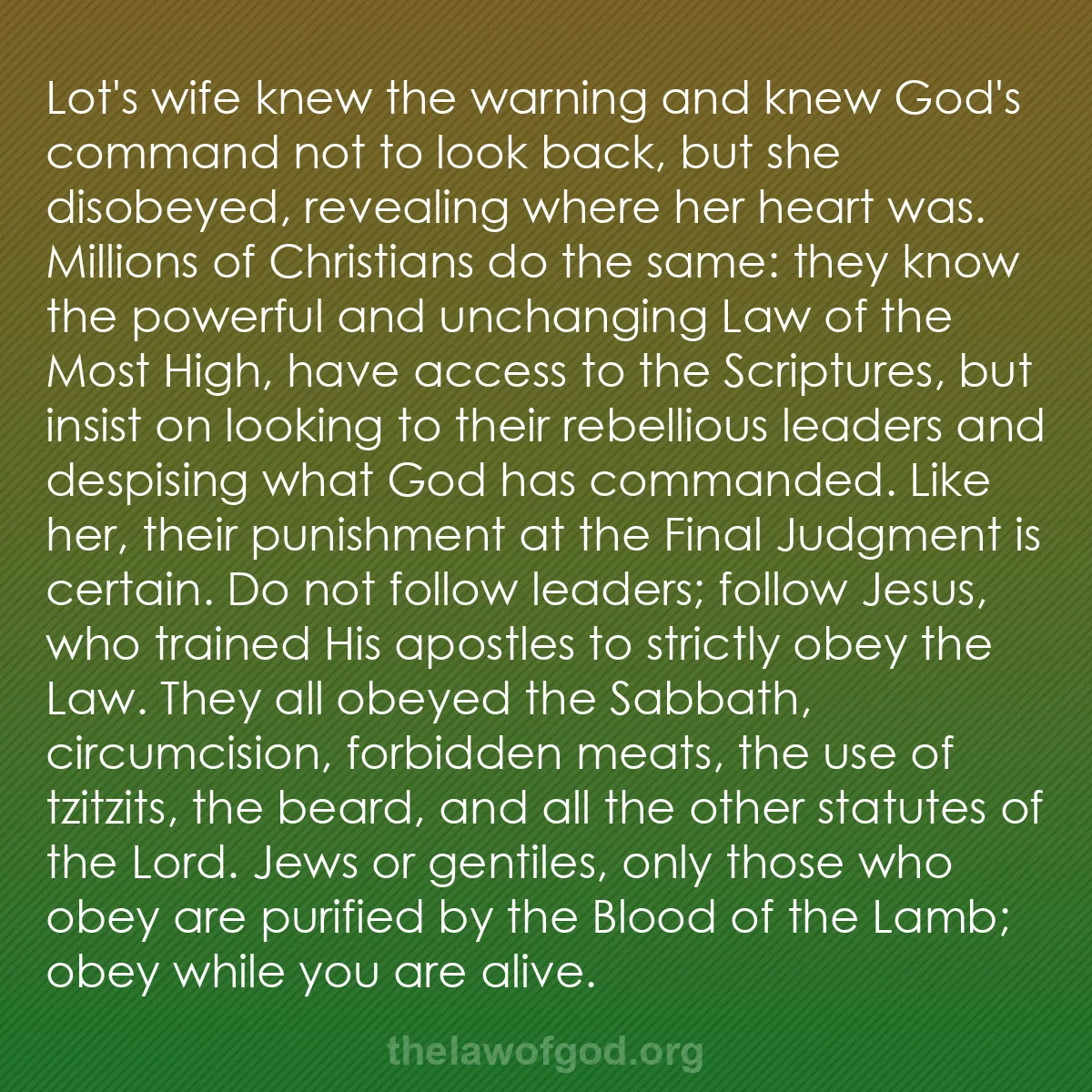 b027 - Post about the Law of God: Lot