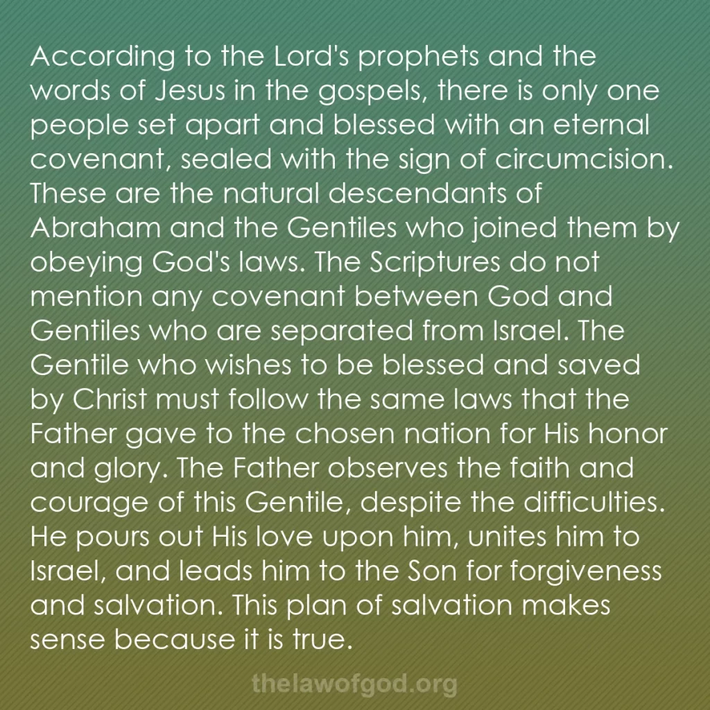 b0323 - Post about the Law of God: According to the Lord's prophets and the words of Jesus in the...
