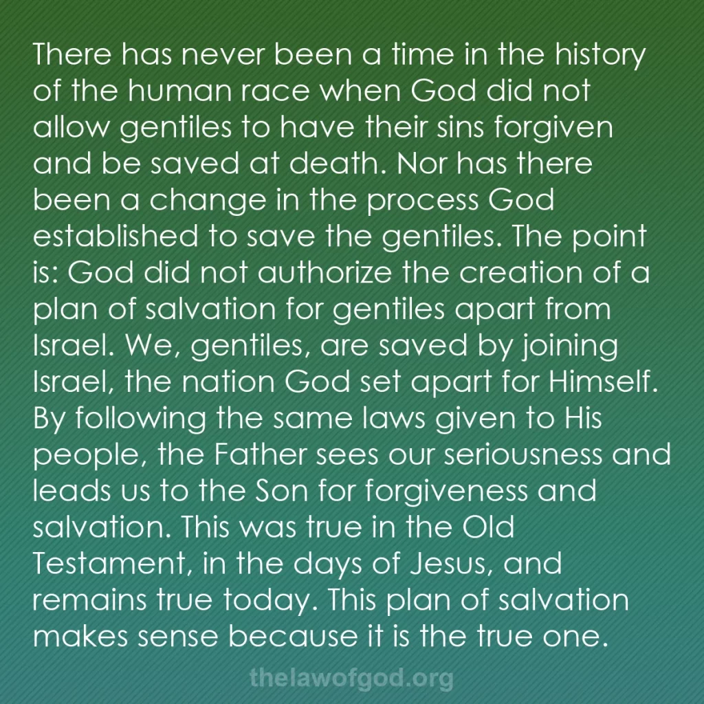 b0390 - Post about the Law of God: There has never been a time in the history of the human race...