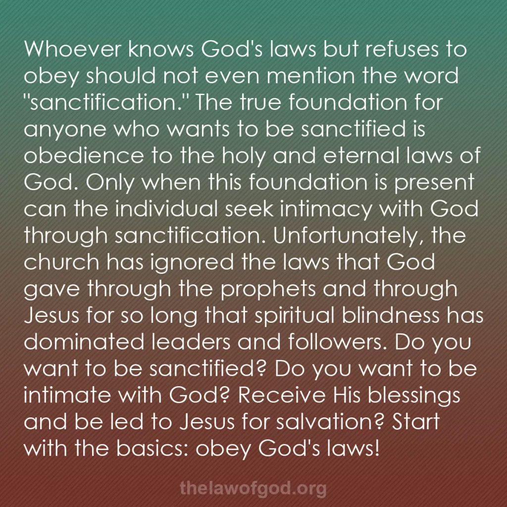 b0453 - Post about the Law of God: Whoever knows God's laws but refuses to obey should not even...